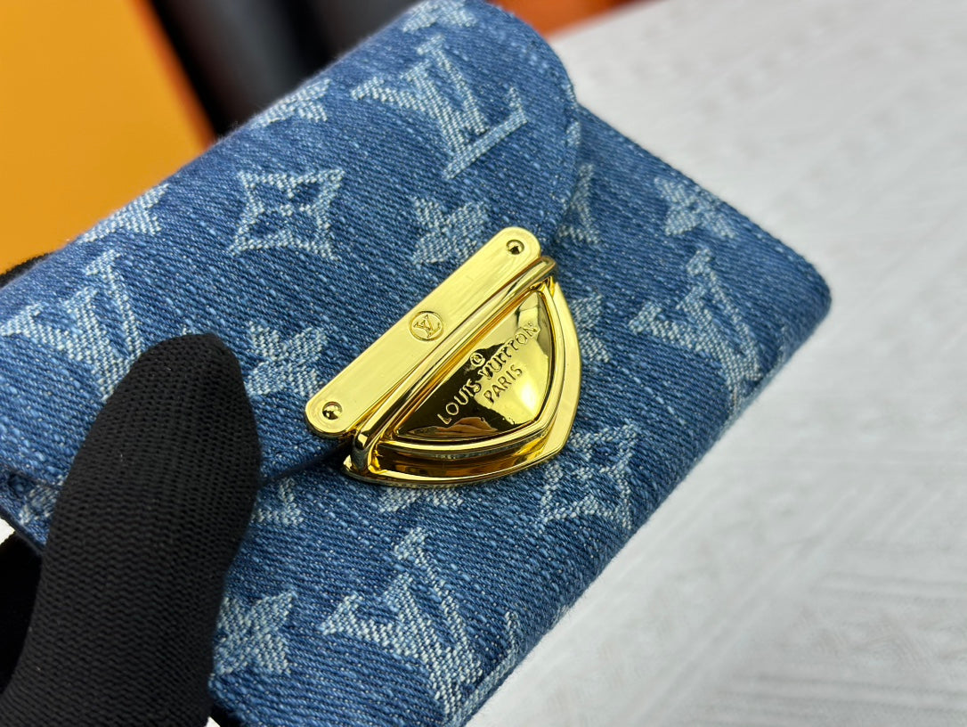 【ルイ・ヴィトン】☆デニム好きにはたまらない☆三つ折り財布 M82959